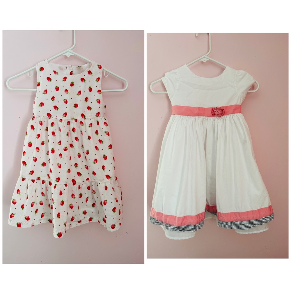 2 Size 5T Dresses. (1) Gymboree and (1) Baby B’gosh,Great used condition.
